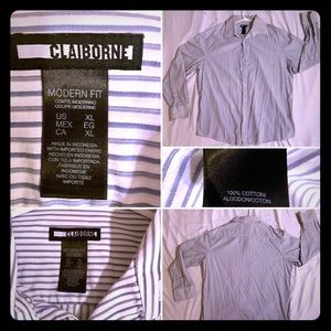 Liz Claiborne L Modern Fit long sleeve button down